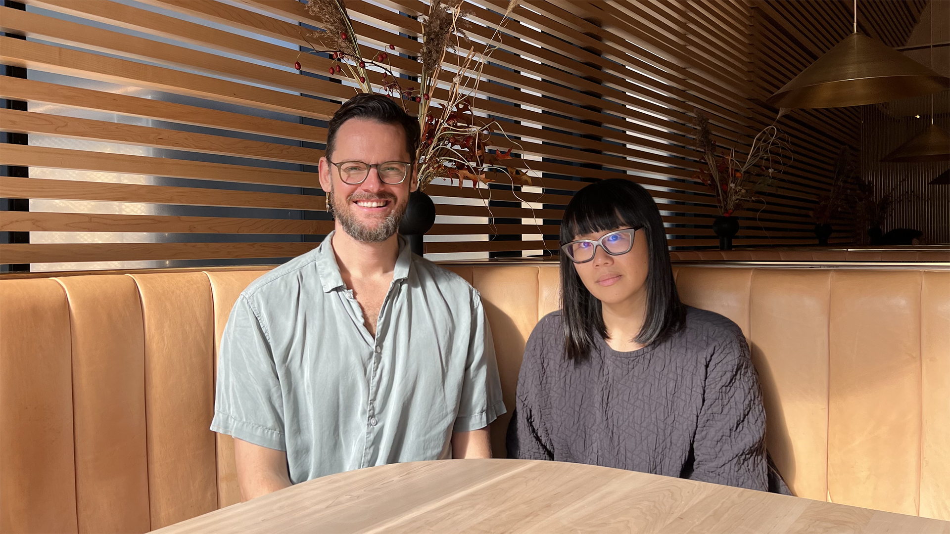 DesignTO Executive Director, Jeremy Vandermeij, and Artistic Director, Deborah Wang.