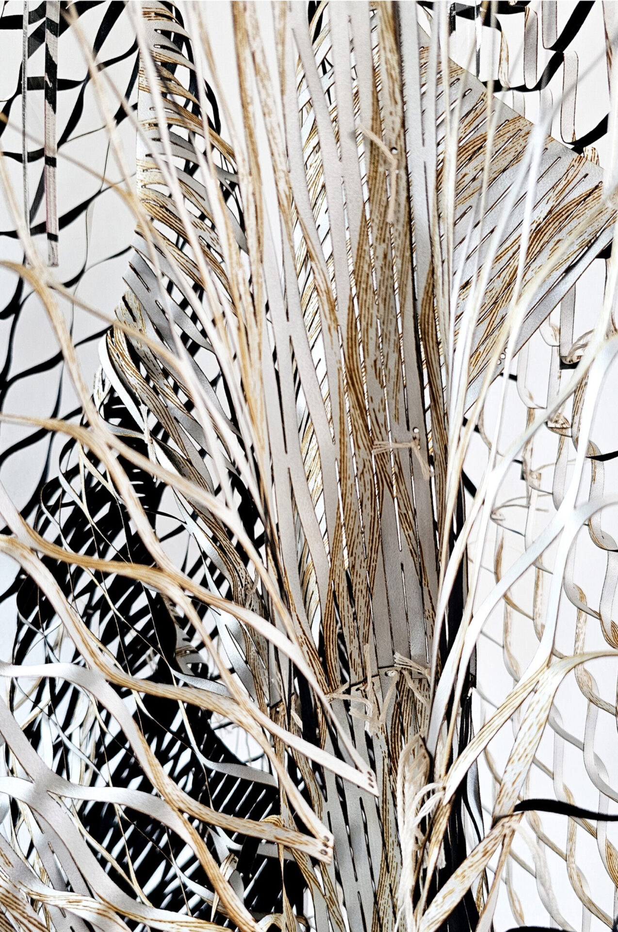 Draping net fabric detail