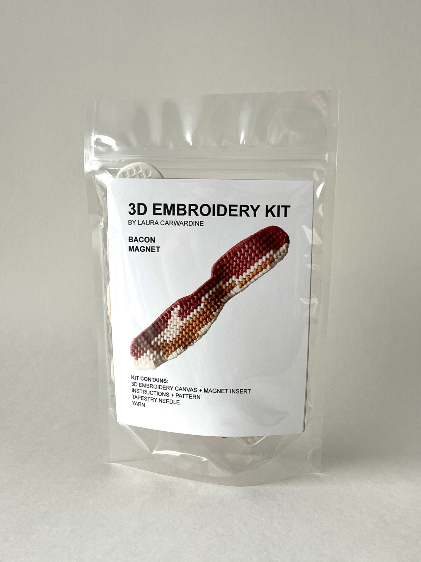 Embroidery Kit in Packaging, Front View 