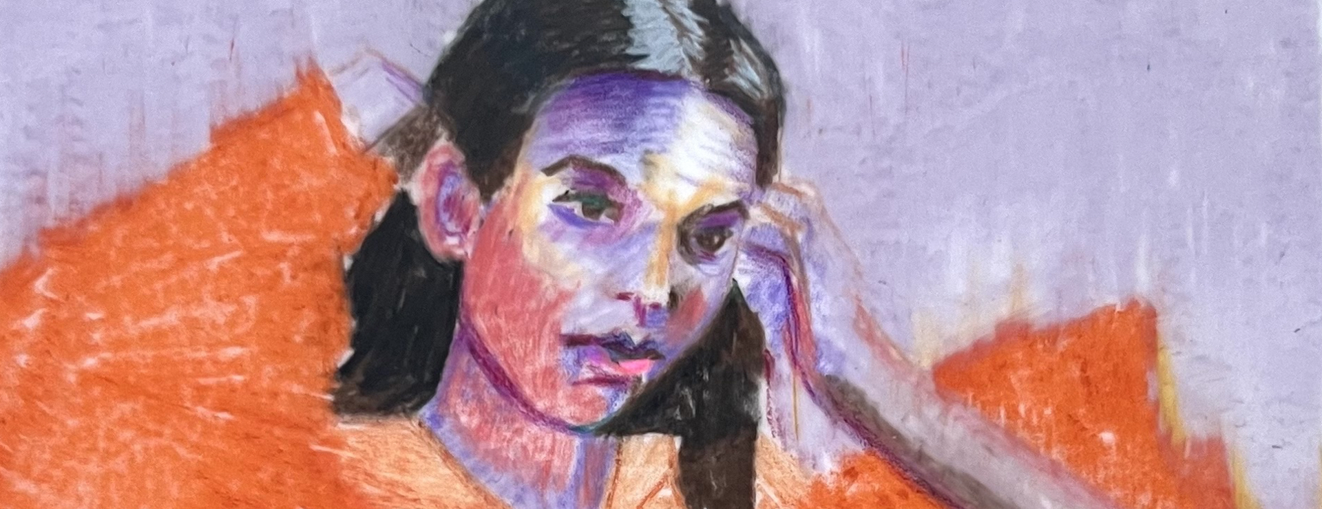 Woman with sunglasses in plaid shirt