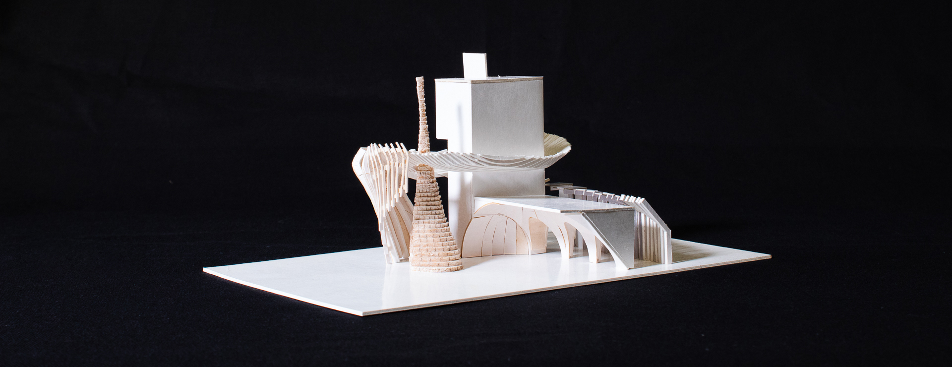 Speculative Architectural Model-Circular Openings-Solitude-view-1