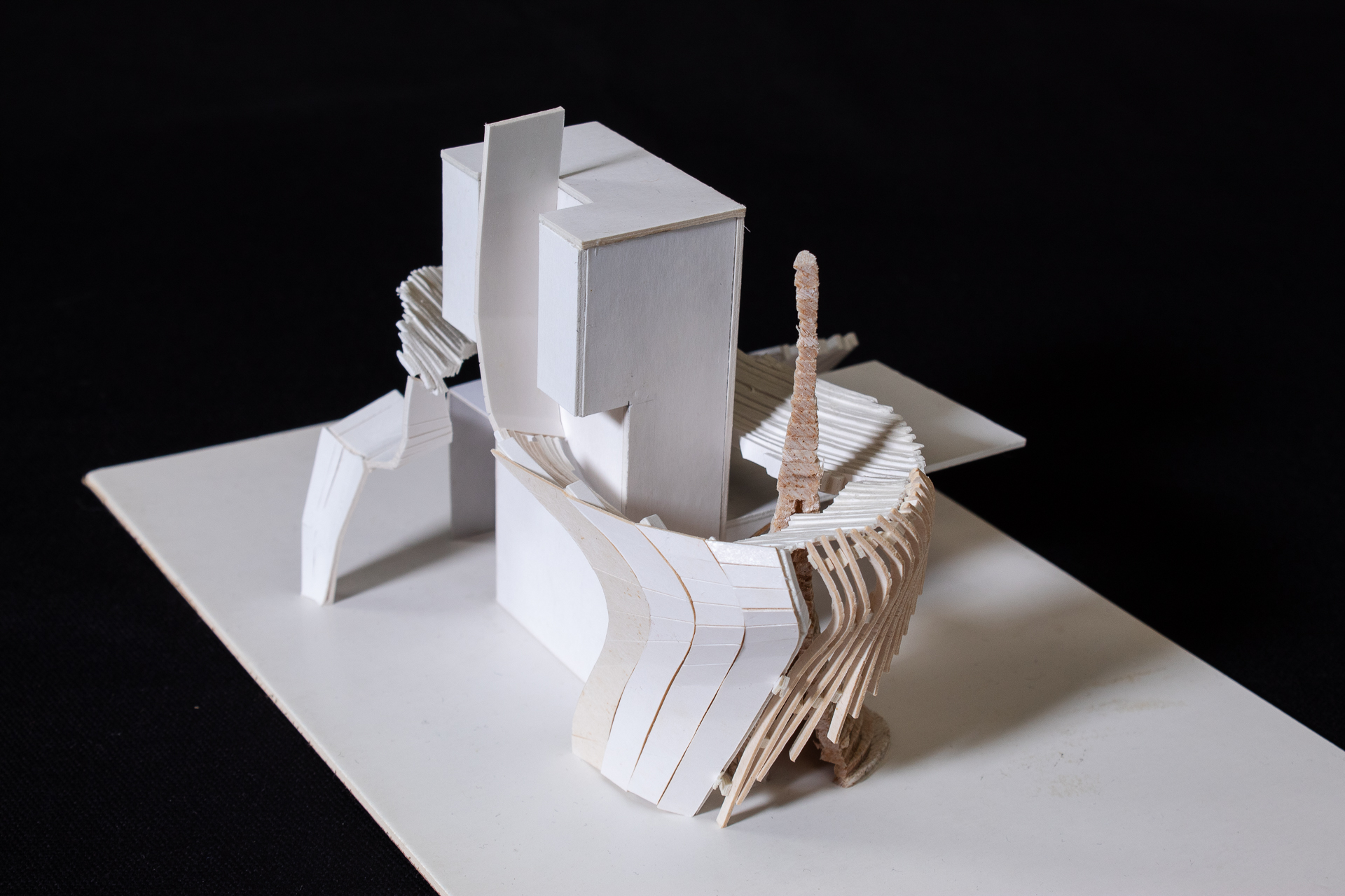 Speculative Architectural Model-Circular Openings-Solitude-closeup-1