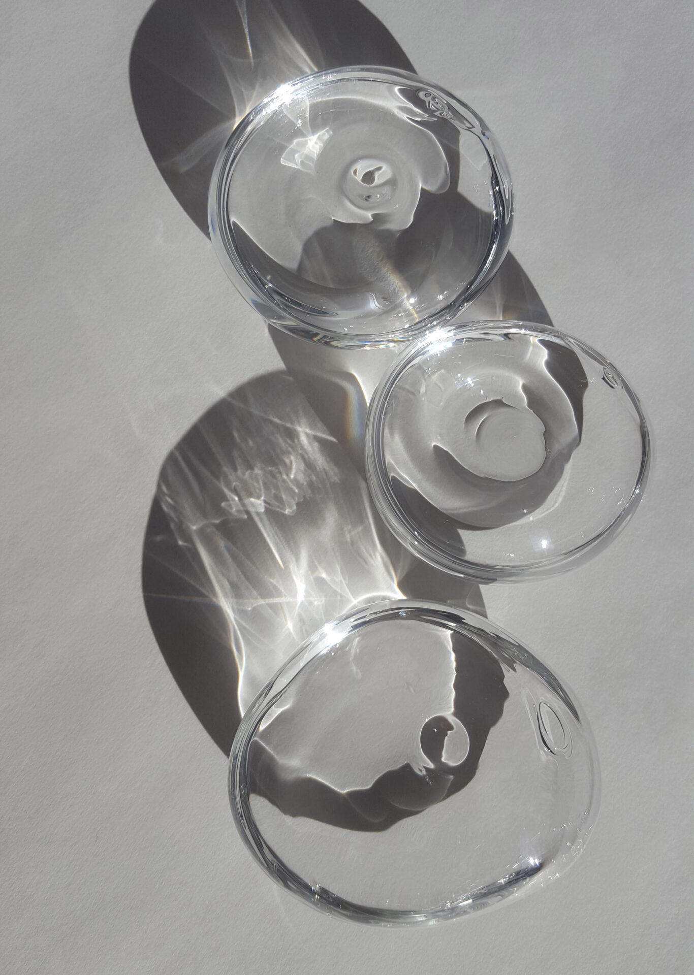 Hand-blown glass sculptures by artist Karen Miranda Abel.