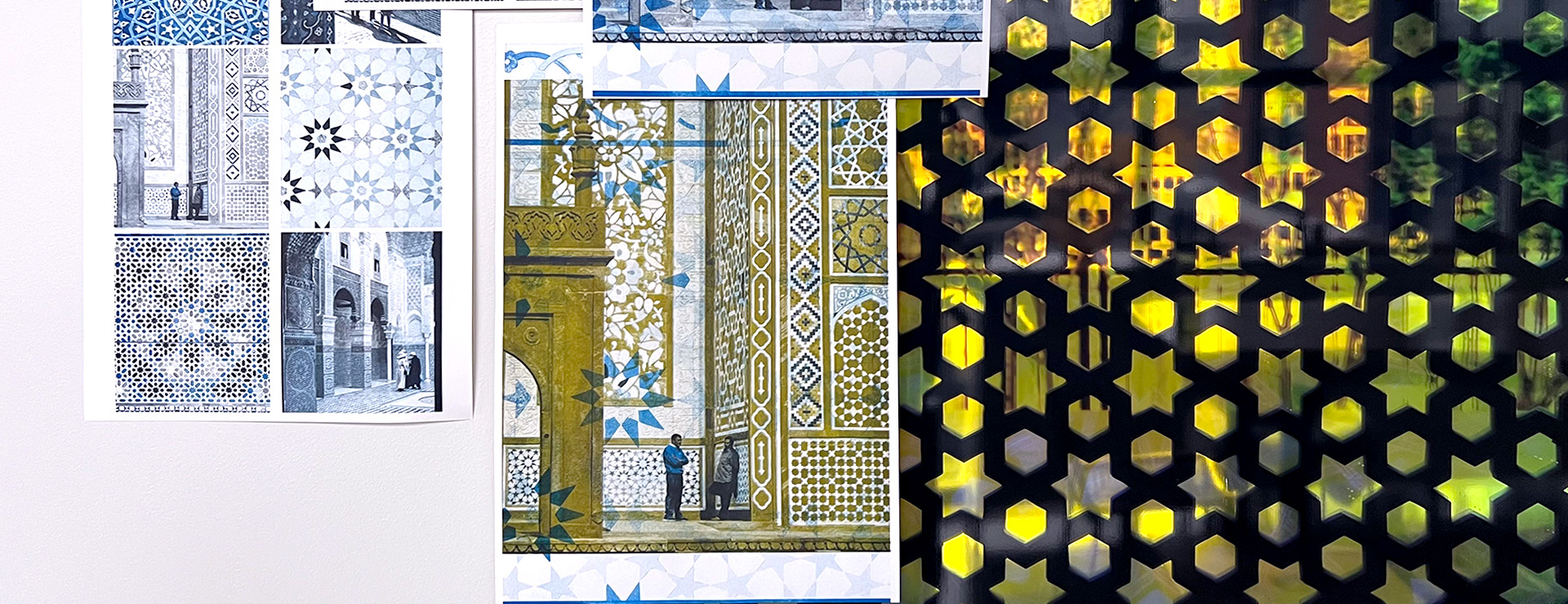 Risograph Print detail by Safoura Zahedi.