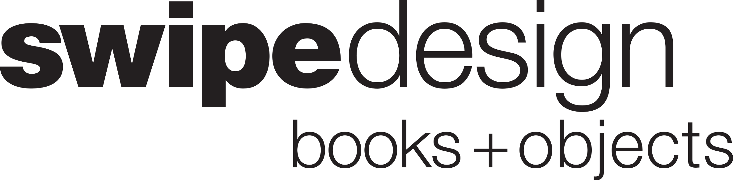 Swipe Design | Books + Objects Logo