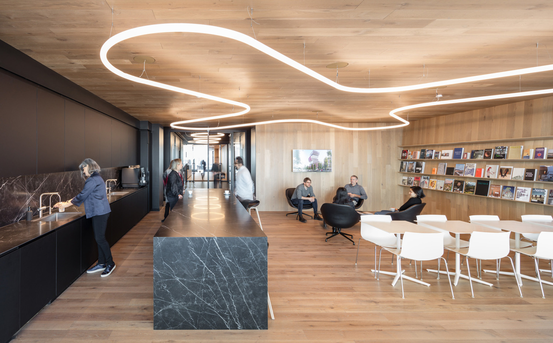 The interior of KPMB Architects' Toronto Office.