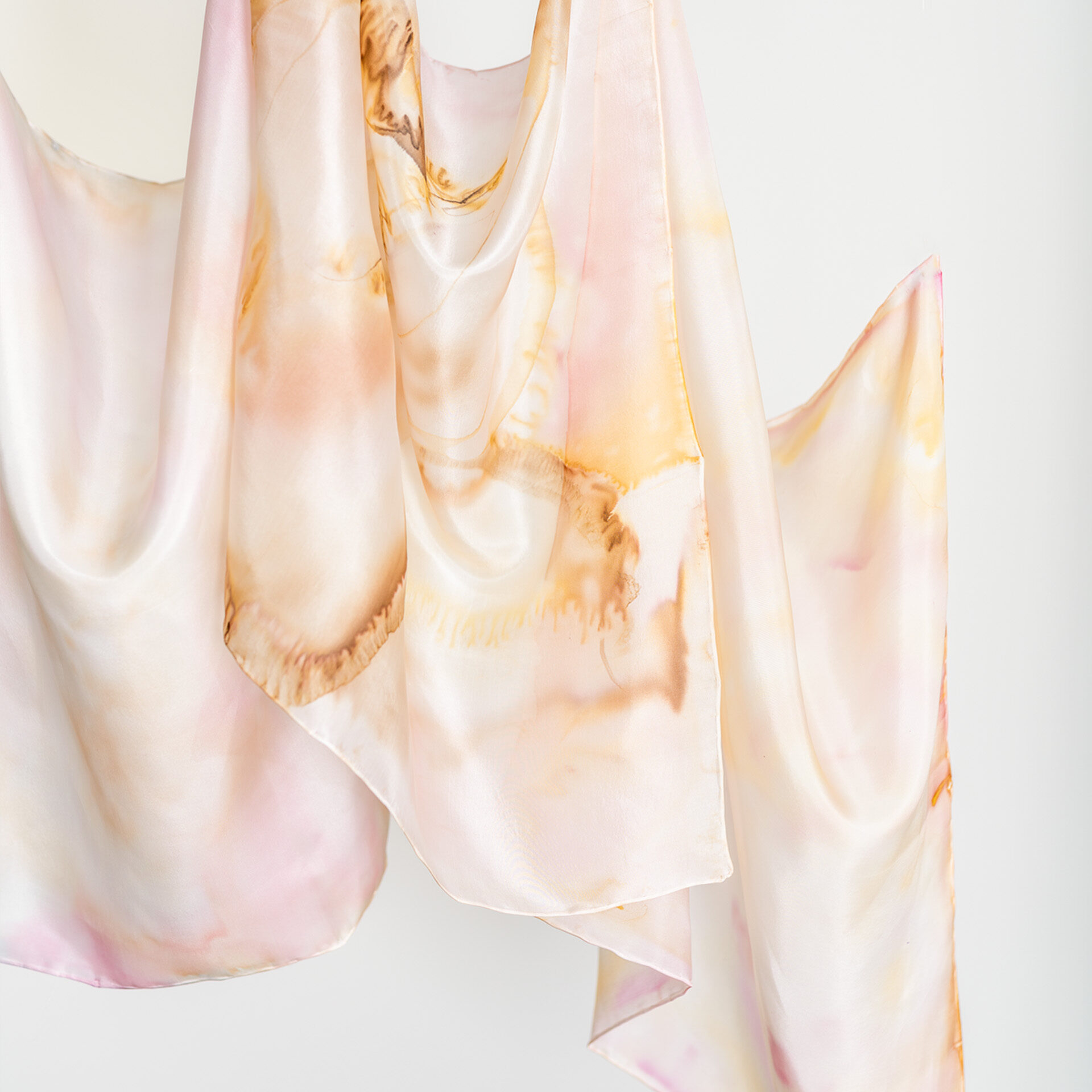 Handpainted silk