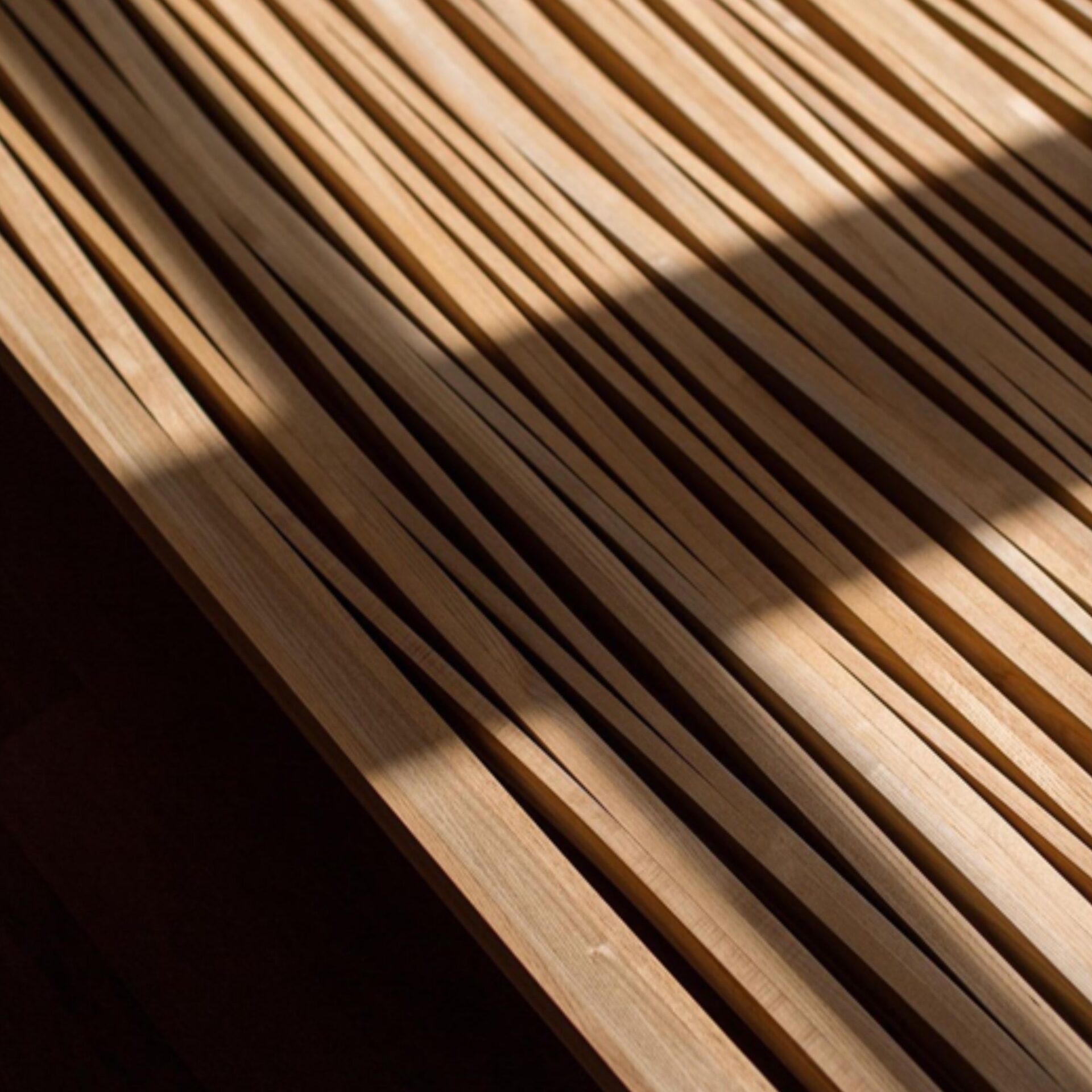Steam bent table surface