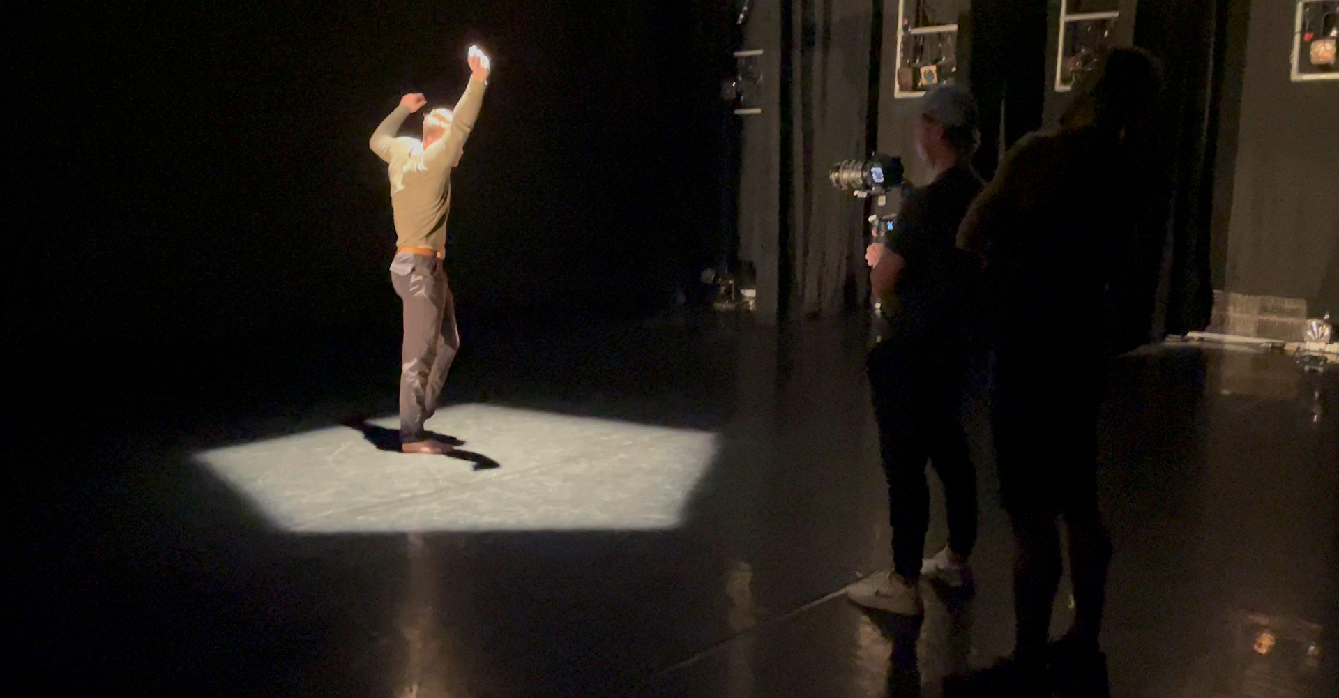 Filming dancers in theatre